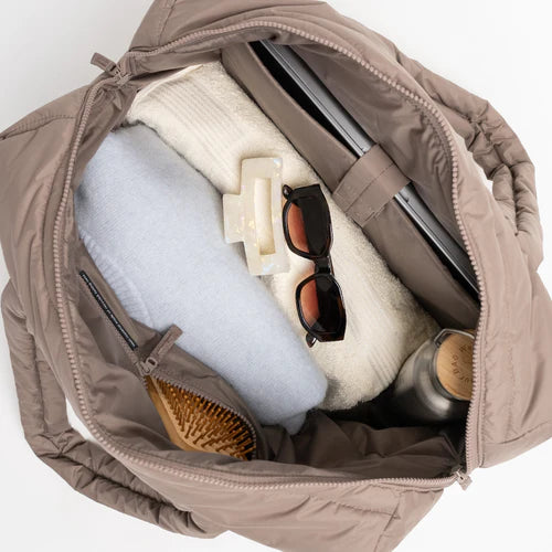 WAVY PUFFER EVERYDAY BAG TORTORA