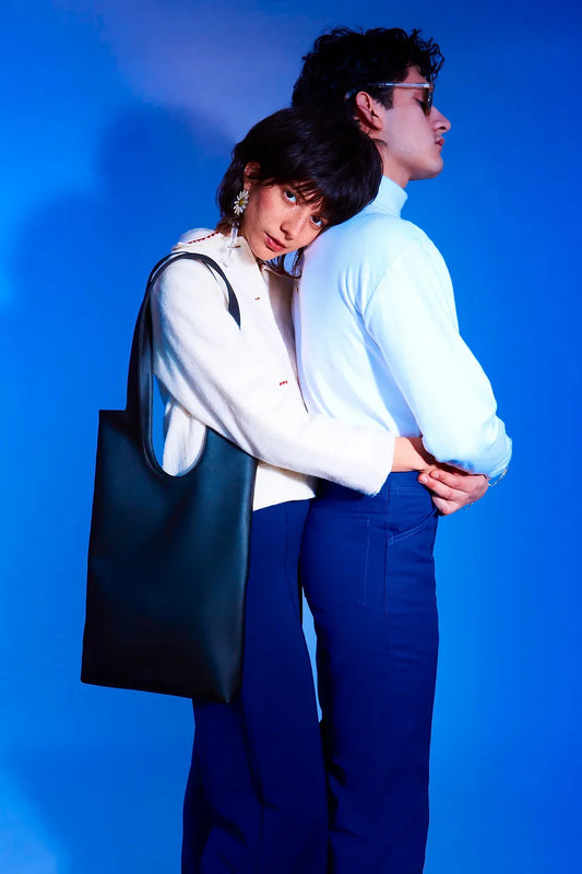 DOLORES TOTE SQUARE NERA - CACTUS