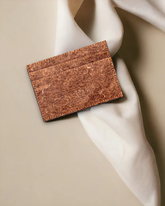 PORTACARTE SOTTILE MARRONE - COCCO