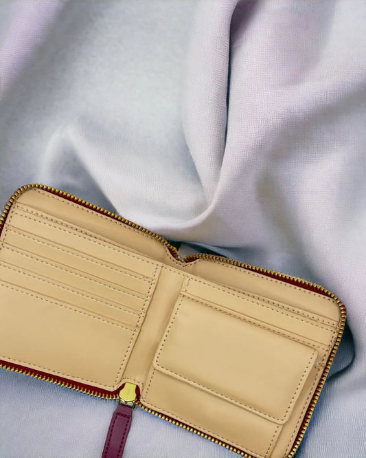 PORTAFOGLIO KIVIK ROSSO VINO - MELA