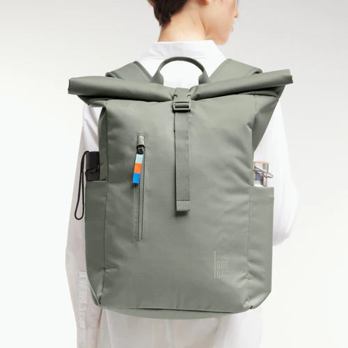 ZAINO ROLLTOP EASY VERDE SALVIA - PLASTICA RICICLATA