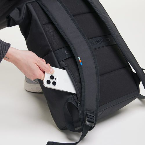 ZAINO ROLLTOP EASY NERO