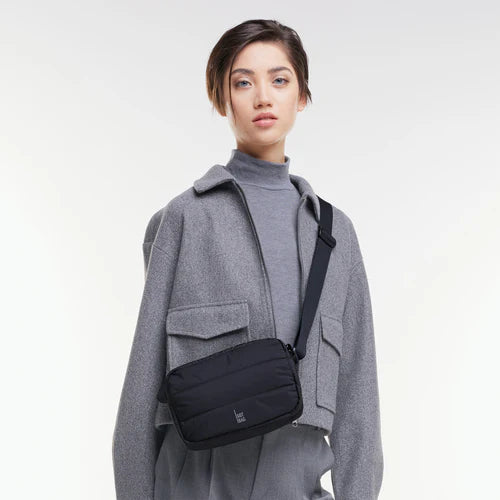 PUFFER CROSSBODY BAG NERO