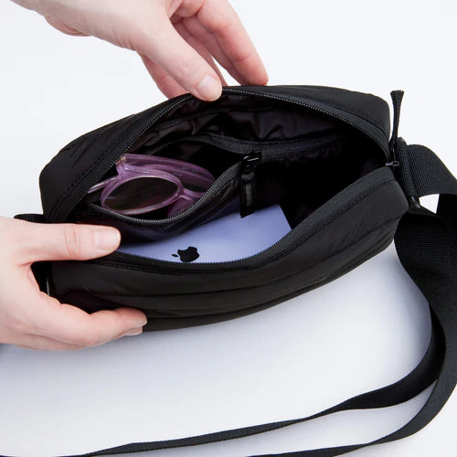 PUFFER CROSSBODY BAG NERO