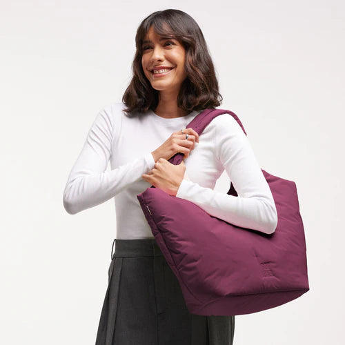CLOUD TOTE BAG BORDEAUX