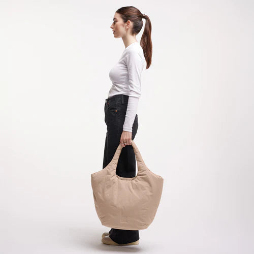 CLOUD TOTE BAG BEIGE CALDO