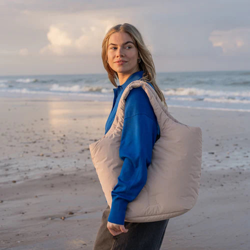 CLOUD TOTE BAG BEIGE CALDO