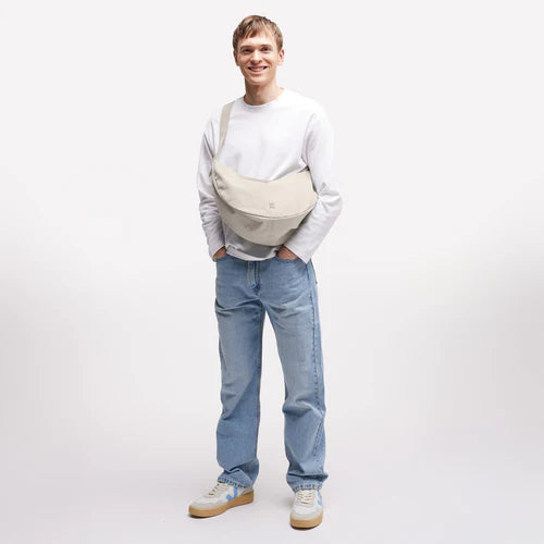 MOON BAG LARGE BIANCO PANNA CALDO