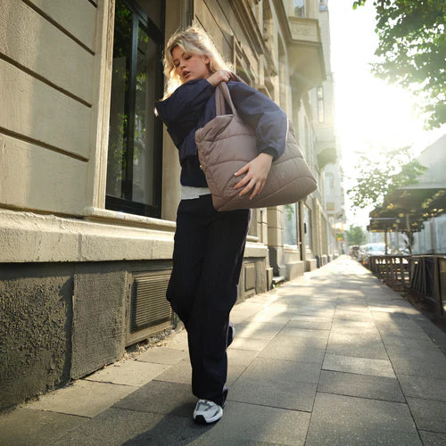 WAVY PUFFER EVERYDAY BAG TORTORA