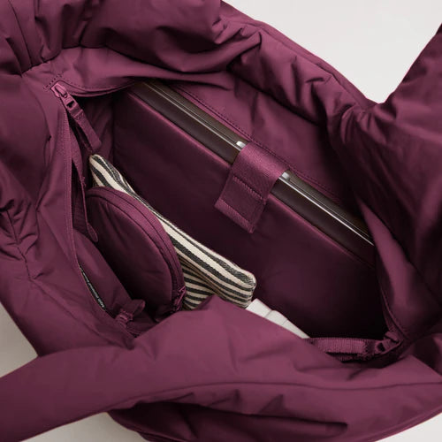 CLOUD TOTE BAG BORDEAUX