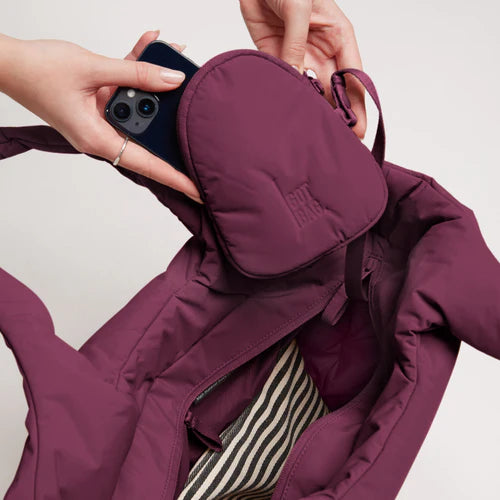 CLOUD TOTE BAG BORDEAUX