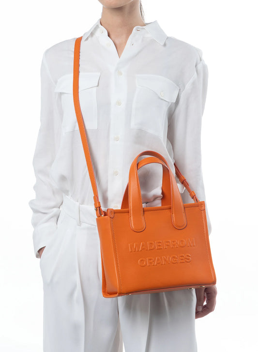 ALMA TOTE BAG M ARANCIO – ARANCIA