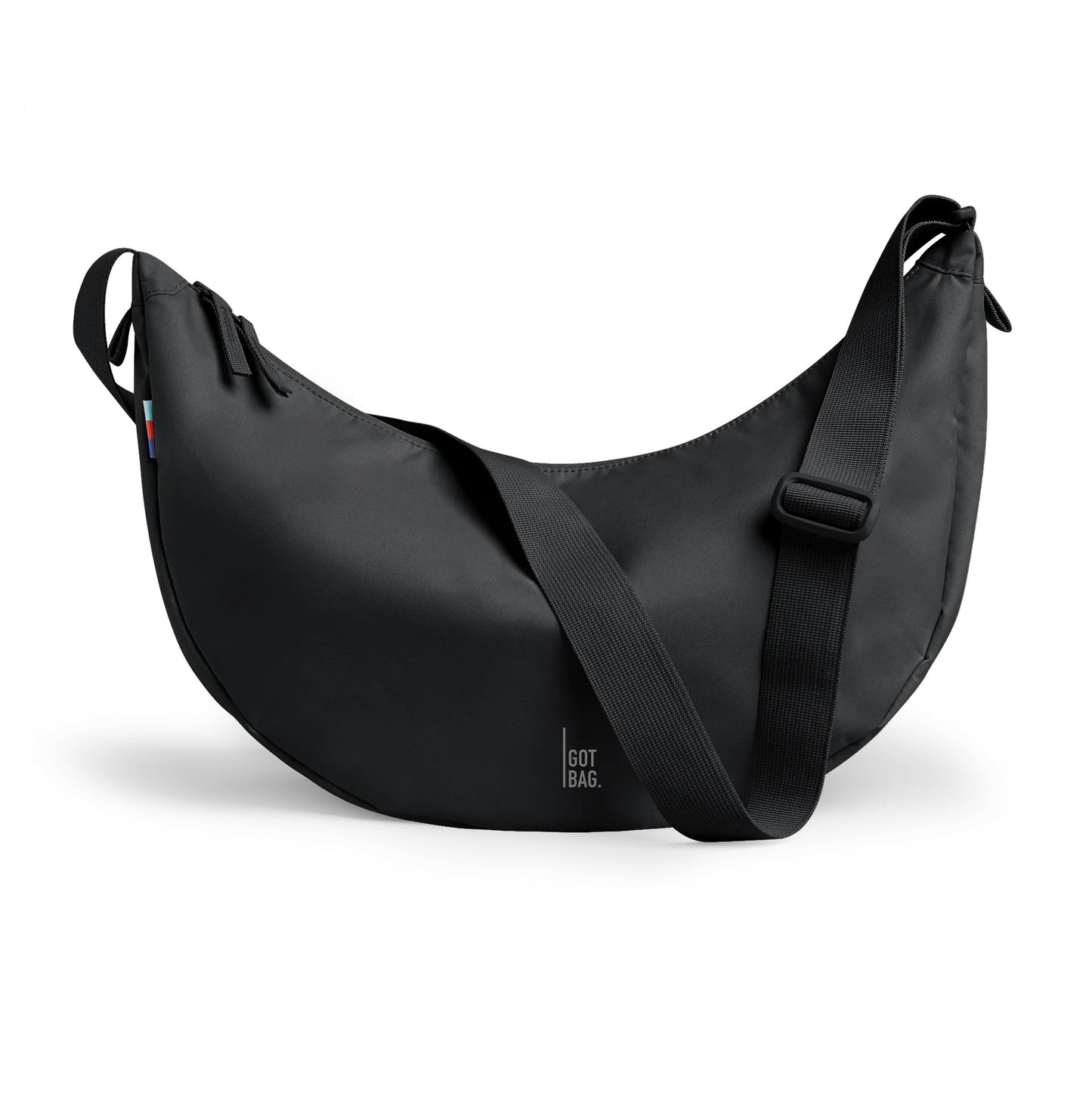 MOON BAG LARGE NERA – PLASTICA RECUPERATA DAGLI OCEANI