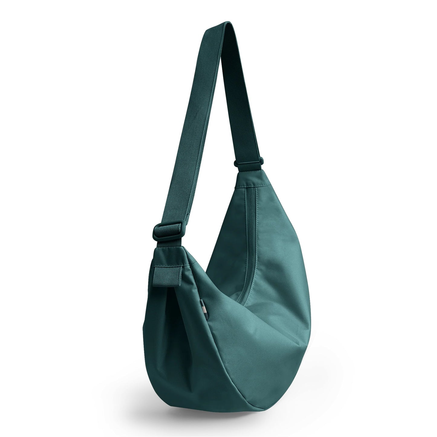 MOON BAG LARGE VERDE PETROLIO – PLASTICA RECUPERATA DAGLI OCEANI