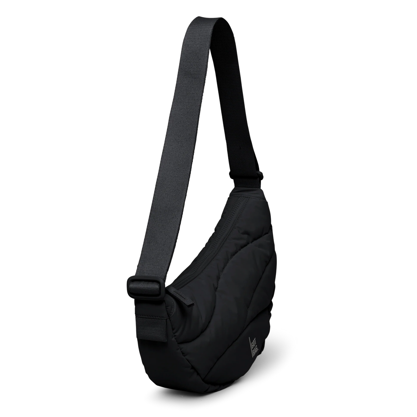 WAVY PUFFER MOON BAG SMALL