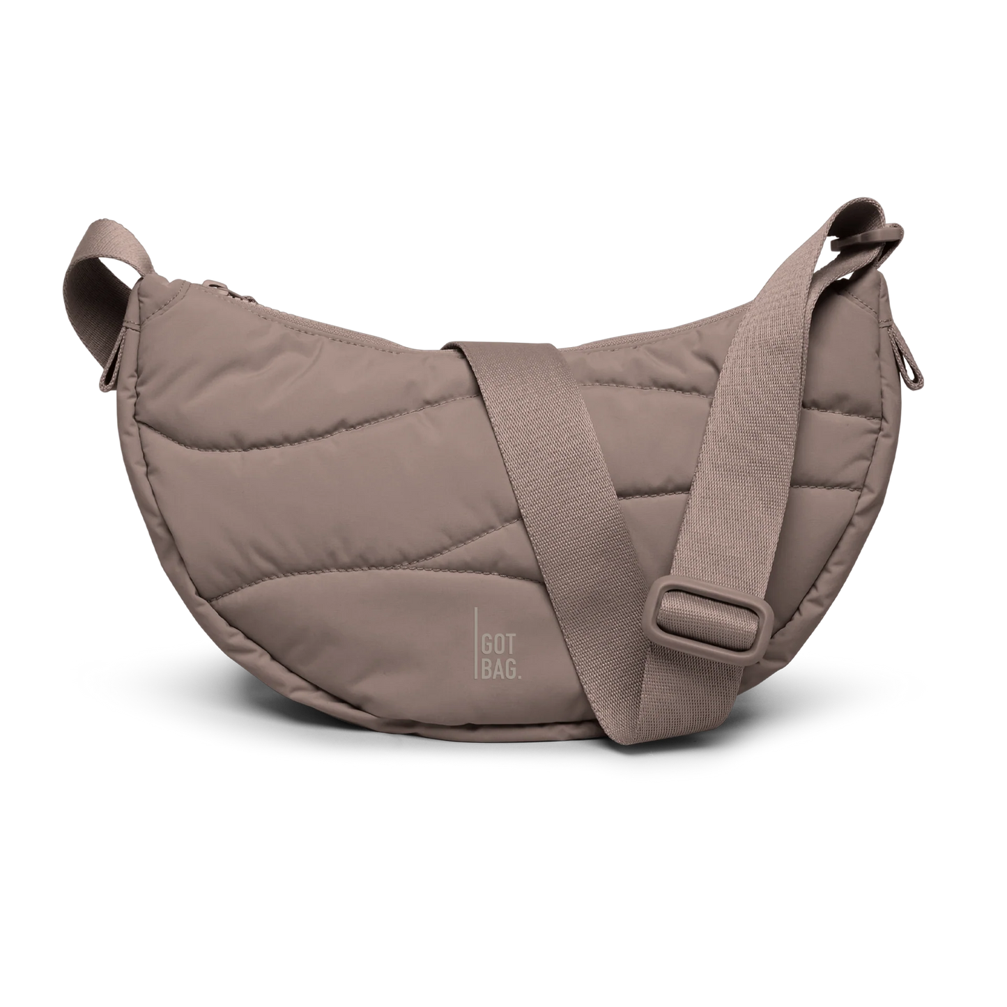 WAVY PUFFER MOON BAG SMALL